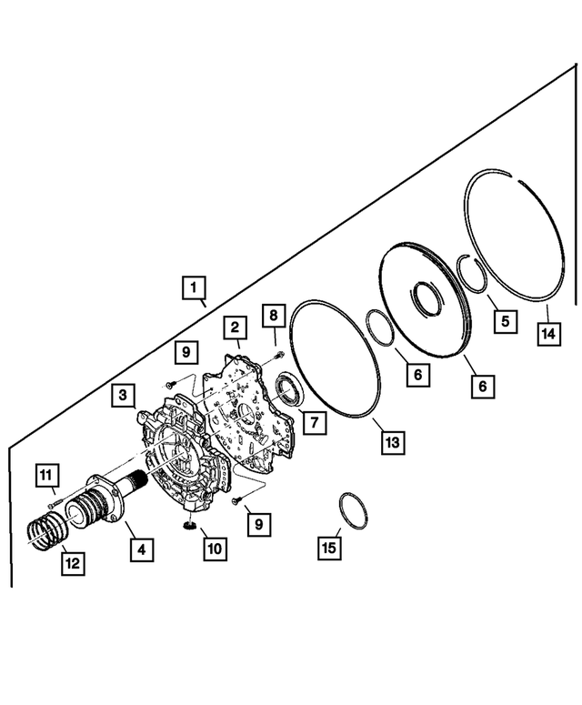 4799082 - Automatic Transmission Multi-Speed: Transmission Snap Ring for Mopar Image image