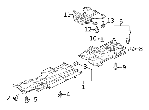 Splash Shields for 2016 Mazda 6 #0