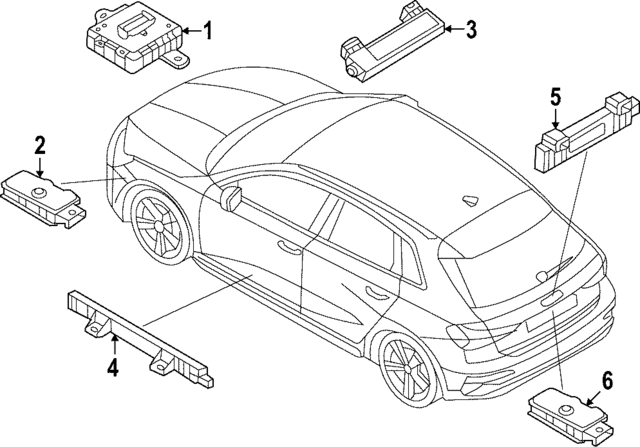 5WA959436AD - Electrical: Controller for Audi Image