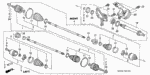 44017S87C50 - : Boot Set, Inboard for Honda Image