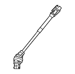 32306862088 - Steering: Lower Shaft for BMW Image