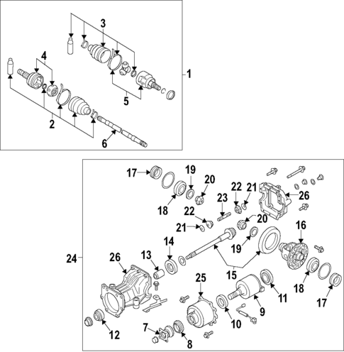 Propeller Shaft for 2014 Nissan Rogue Select #0