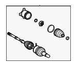4234076010 - : 2019-2024 Lexus - Axle Shaft Assembly for Lexus: UX200, UX250h Image