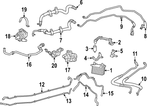 Oil Cooler for 2021 Mercedes-Benz AMG GT Black Series #0