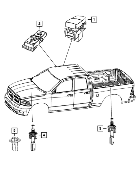 Switches for 2017 Ram 1500 #5