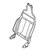 1F7088133 - Body: Seat Back Frame for Mazda Image