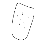 1F7088132 - Body: Seat Back Pad for Mazda Image