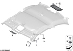 51449484561 - Vehicle Trim: Deformation Panel, Headliner, Left for BMW Image
