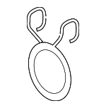 15772551000 - : Temp Sensor Clip for Acura Image