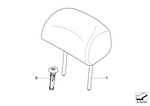 52107220839 - : Headrest Leather for BMW Image