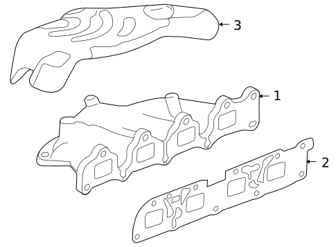 Exhaust Manifold for 2014 Buick Regal #0
