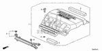 17121RN0A10 - Engine: COVER ASSY., ENGINE for Honda Image