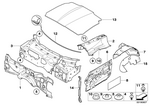 51487016655 - : Sound Insulation, Door Left for BMW Image