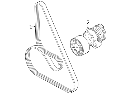 Belts & Pulleys for 2023 BMW 760i xDrive #0
