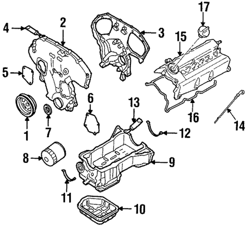 Engine Parts for 1995 Nissan Maxima #0