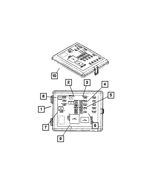 68100732AB - Electrical: Circuit Breaker for Mopar Image image