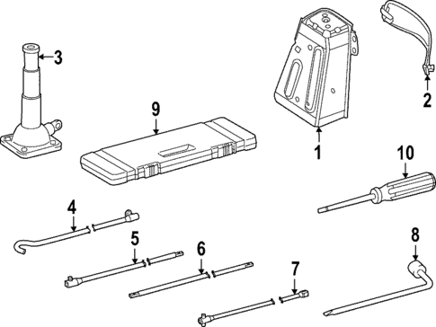Jack & Components for 2023 Lexus LX600 #0