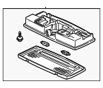 34250SL4003ZK - : 1994-2001 Acura NSX - Light Assembly, Interior *YR167L* (Light Tan) for Acura: NSX Image