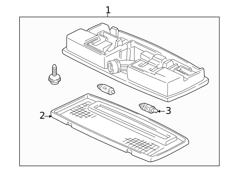Overhead Console for 1994 Acura NSX #0