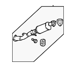 19420259 - : Nitrogen Oxides Catalytic Converter with Exhaust Pipe for Chevrolet: Colorado | GMC: Canyon Image
