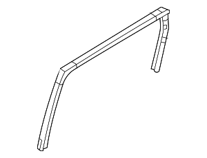 823303WC0A - Body: Run Weather-Strip for Nissan: Versa Note Image