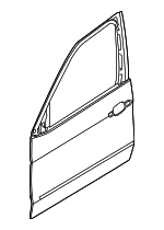 41517198160 - Body: Door Shell for BMW: X6 Image