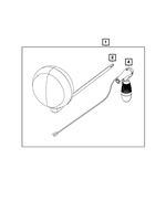 68183757AC - Electrical: A-pillar Mounted Spotlamp for Dodge: Charger Image