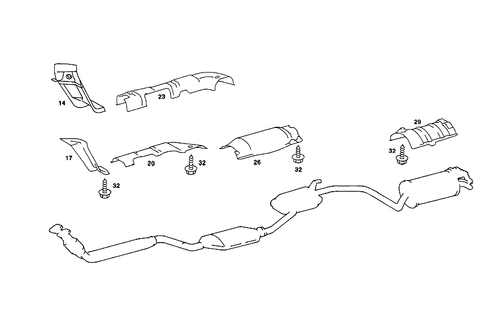 Screening Plates for 1989 Mercedes-Benz 190 E #4