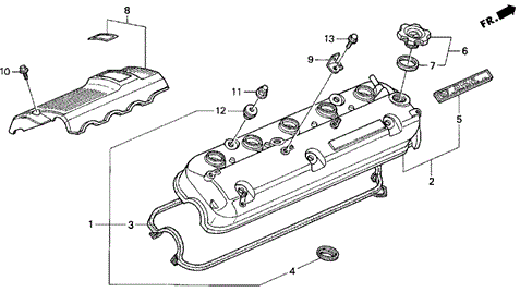 Cylinder Head Cover for 1992 Acura Vigor #0