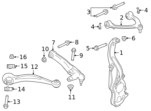 Suspension Components for 2019 Jaguar I-Pace #0