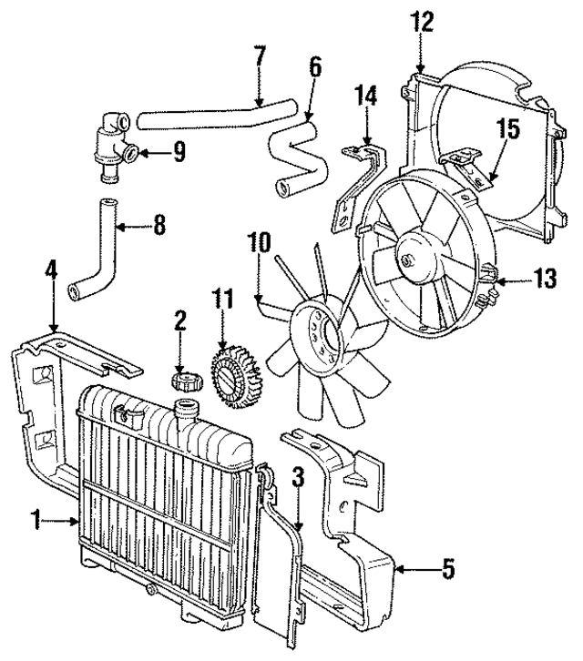 11531468056 - Cooling System: Hose for BMW Image