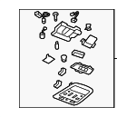 20996525 - : Ebony Roof Console for Cadillac: CTS Image