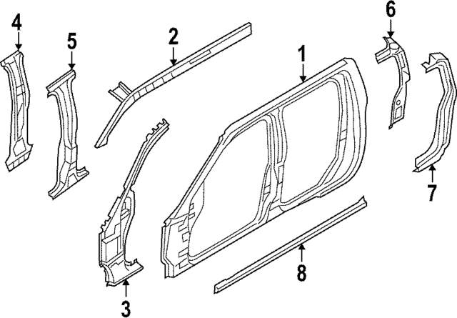 G62309BUMB - : Roof Reinforced for Nissan: Frontier Image