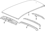 621413A0A10ZZ - : Roof Bow for Honda: CR-V Image