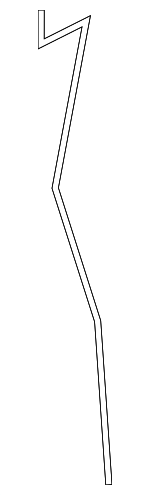 8A5Z5422152A - Body: Handle Rod for Lincoln: MKS Image