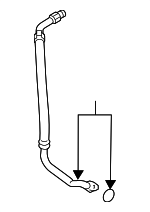 887040R260 - HVAC: Front Suction Hose for Toyota: RAV4, Venza Image