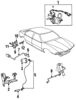 12367287 - Electrical: Air Tube for Buick: LeSabre | Cadillac: 60 Special, DeVille, Fleetwood | Oldsmobile: 88, LSS, Regency | Pontiac: Bonneville Image