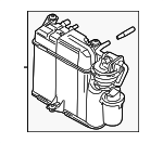 97020122300 - Emission System: Vapor Canister for Porsche: Panamera Image