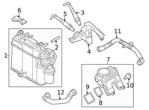 Emission Components for 2011 Porsche Panamera #0