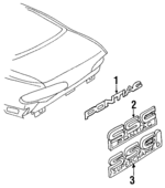 25628558 - Body: Nameplate for Pontiac: Bonneville Image