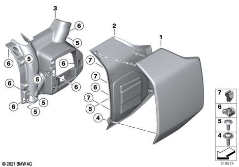 Motorcycle Trim Section, Windshield for 2024 BMW-Motorrad CE #6