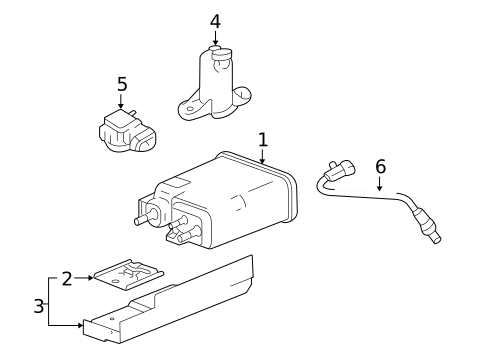 Evaporative System for 2007 Chevrolet Silverado 1500 Classic #0