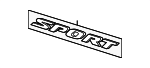 75723TEDT01 - Body: Nameplate for Honda: Civic Image