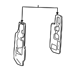 F81Z25023A61AA - Body: Insulator for Ford: Excursion, F-250 Super Duty, F-350 Super Duty, F-450 Super Duty, F-550 Super Duty Image