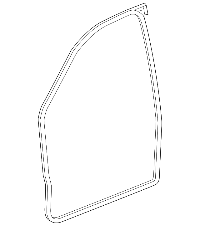 2005-2007 GM Weatherstrip Asm,Frt & Rr S/D 15063154 | GM Parts Center