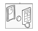 25943691 - Electrical: Keyless Entry Transmitter for Cadillac: CTS, STS Image