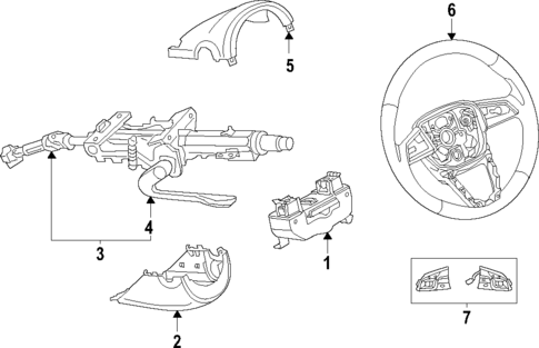 Steering Wheel for 2023 Audi A3 Quattro #0