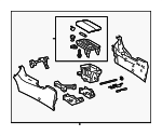 588100R010C0 - : Console Assembly for Toyota Image