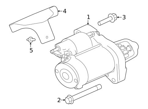 Starter for 2017 Jaguar XE #1