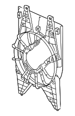 1901561BA01 - Cooling System: Fan Shroud for Acura Image